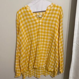 Yellow Plaid Shirt